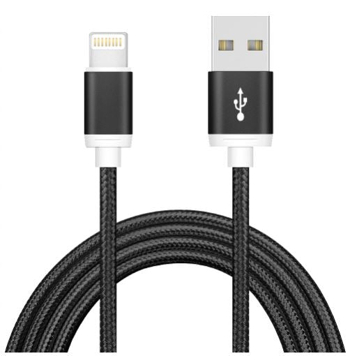 Astrotek 2m USB Lightning Data Sync Charger Black Cable for iPhone 7S 7 Plus 6S 6 Plus 5 5S iPad Air Mini iPod Astrotek 2m USB Lightning Data Sync Charger Black Cable for iPhone 7S 7 Plus 6S 6 Plus 5 5S iPad Air Mini iPod